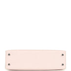 Hermes Special Order (HSS) Kelly Sellier 20 Mauve Pale and Craie Epsom Palladium Hardware
