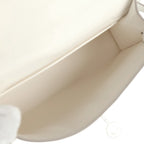 Hermes Kelly Sellier 20 Creme Chantilly Matte Alligator Palladium Hardware