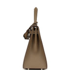 Hermes Kelly Sellier 28 Etoupe Epsom Palladium Hardware
