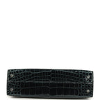 Hermes Special Order (HSS) Kelly Sellier 20 Vert Rousseau Verso Shiny Alligator Mississippiensis Palladium Hardware