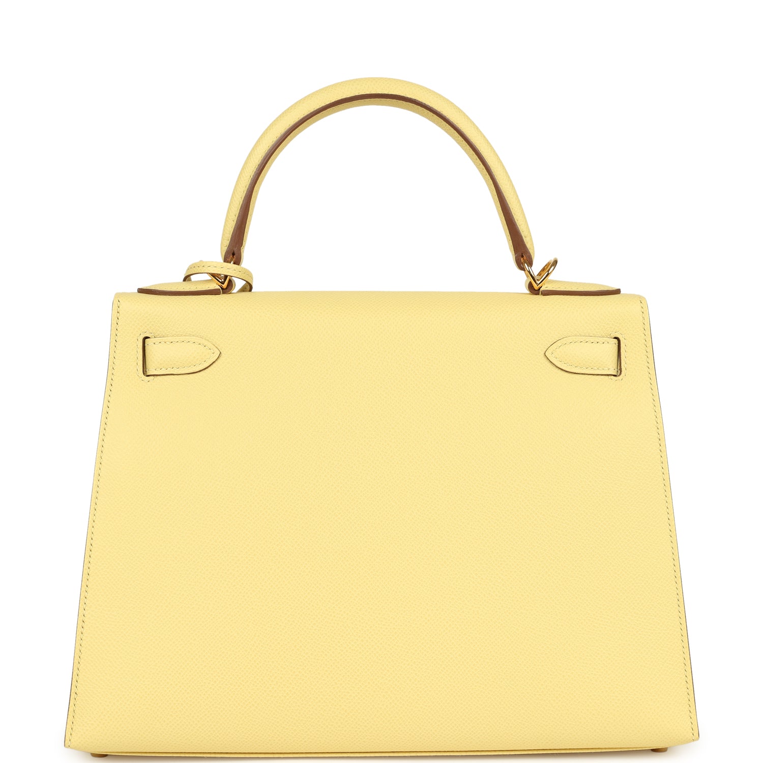 Hermes Kelly Sellier 28 Jaune Poussin Epsom Gold Hardware