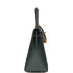 Hermes Kelly Sellier 25 Bleu Orage Epsom Gold Hardware