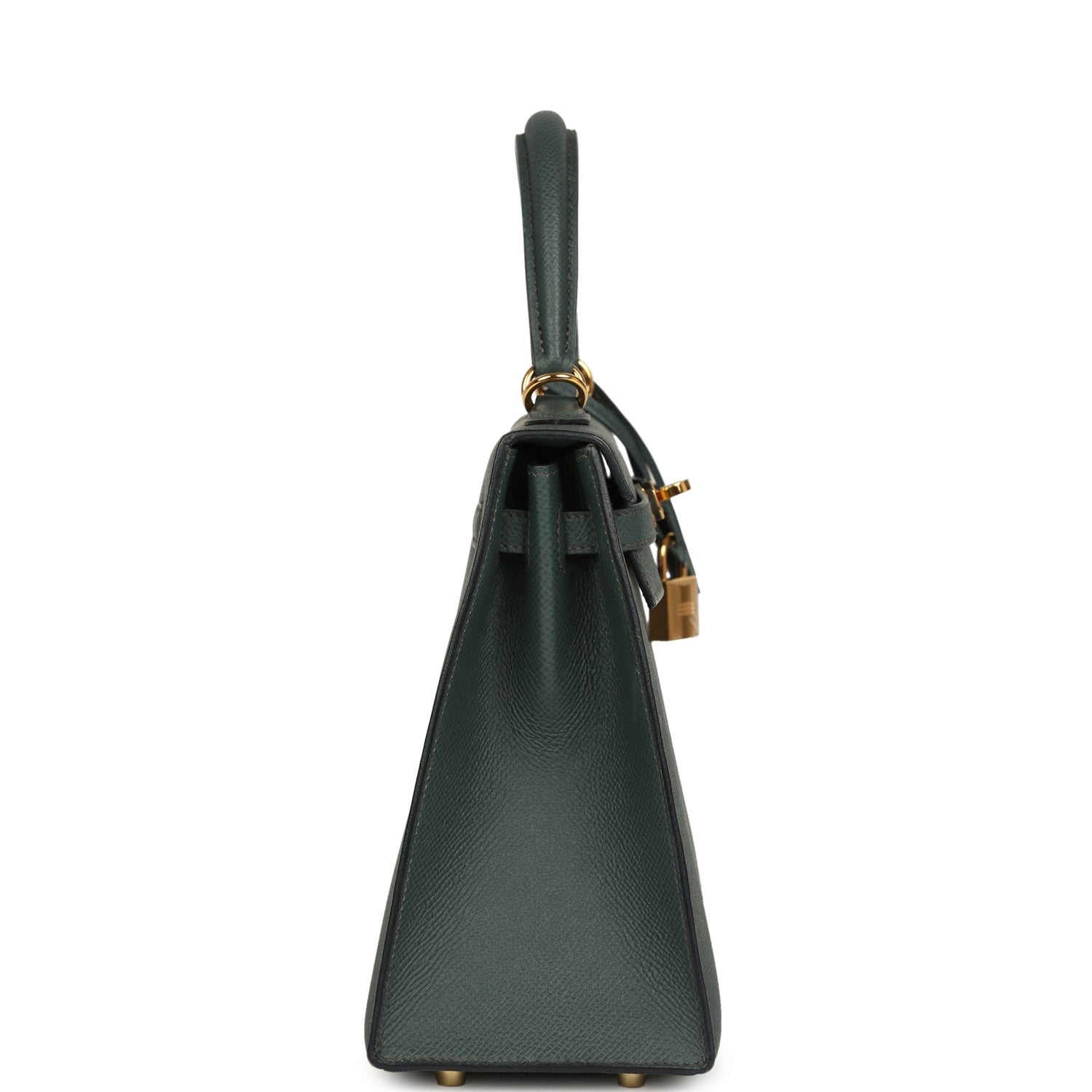 Hermes Kelly Sellier 25 Bleu Orage Epsom Gold Hardware
