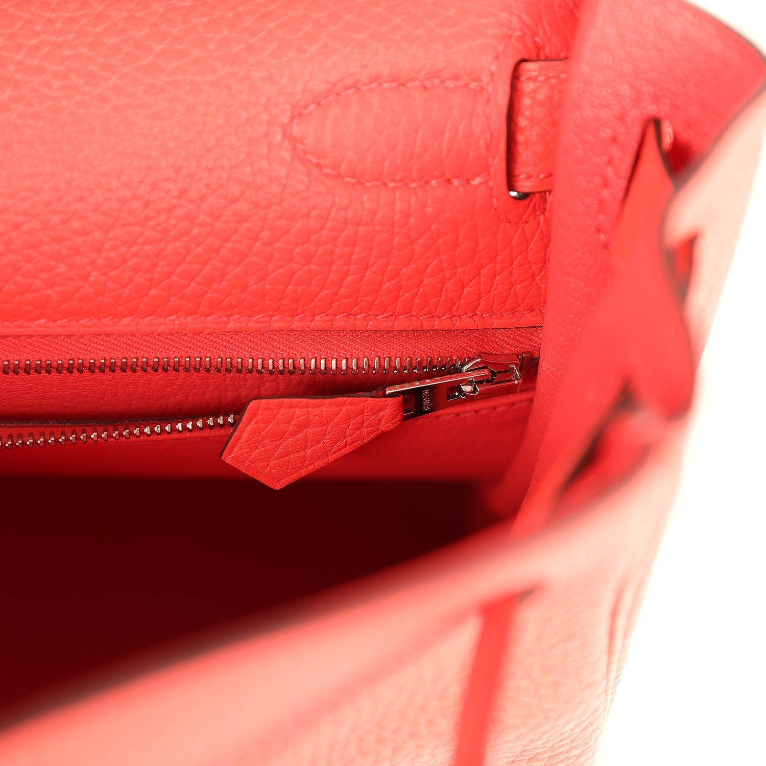 Hermes Kelly Retourne 28 Rose Texas Clemence Palladium Hardware