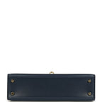 Hermes Kelly Sellier 20 Bleu Abysse Box Permabrass Hardware