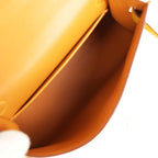 Hermes Kelly Sellier 20 Jaune Ambre Verso Chèvre Mysore Palladium Hardware