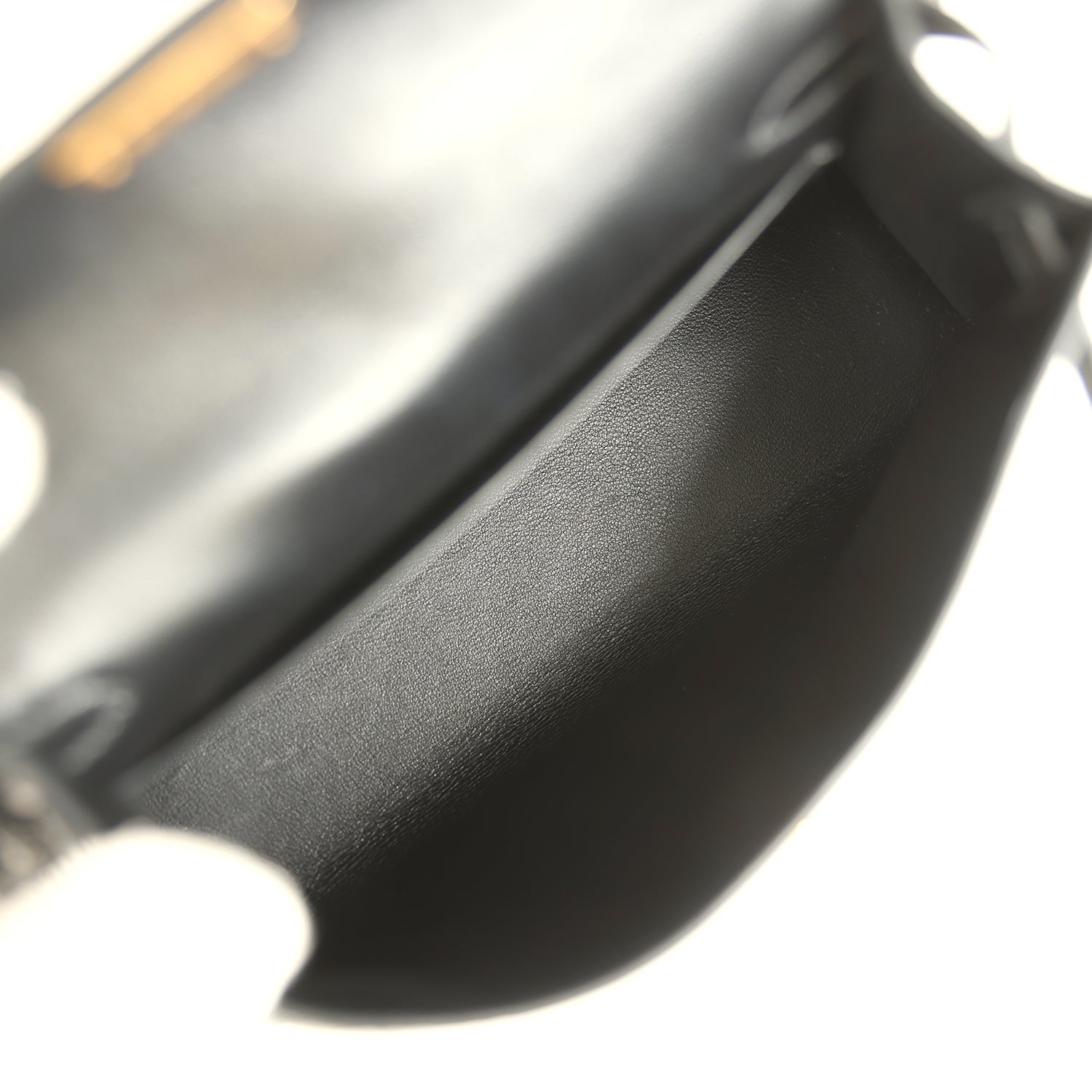 Hermes Kelly Sellier 20 Black Matte Alligator Gold Hardware