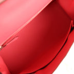 Hermes Kelly Sellier 25 Rose Lipstick Chevre Mysore Palladium Hardware