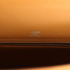 Hermes Kelly Sellier 28 Beige & Ecru Toile H Canvas and Sesame Swift Palladium Hardware