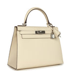 Hermes Kelly Sellier 28 Nata Epsom Palladium Hardware