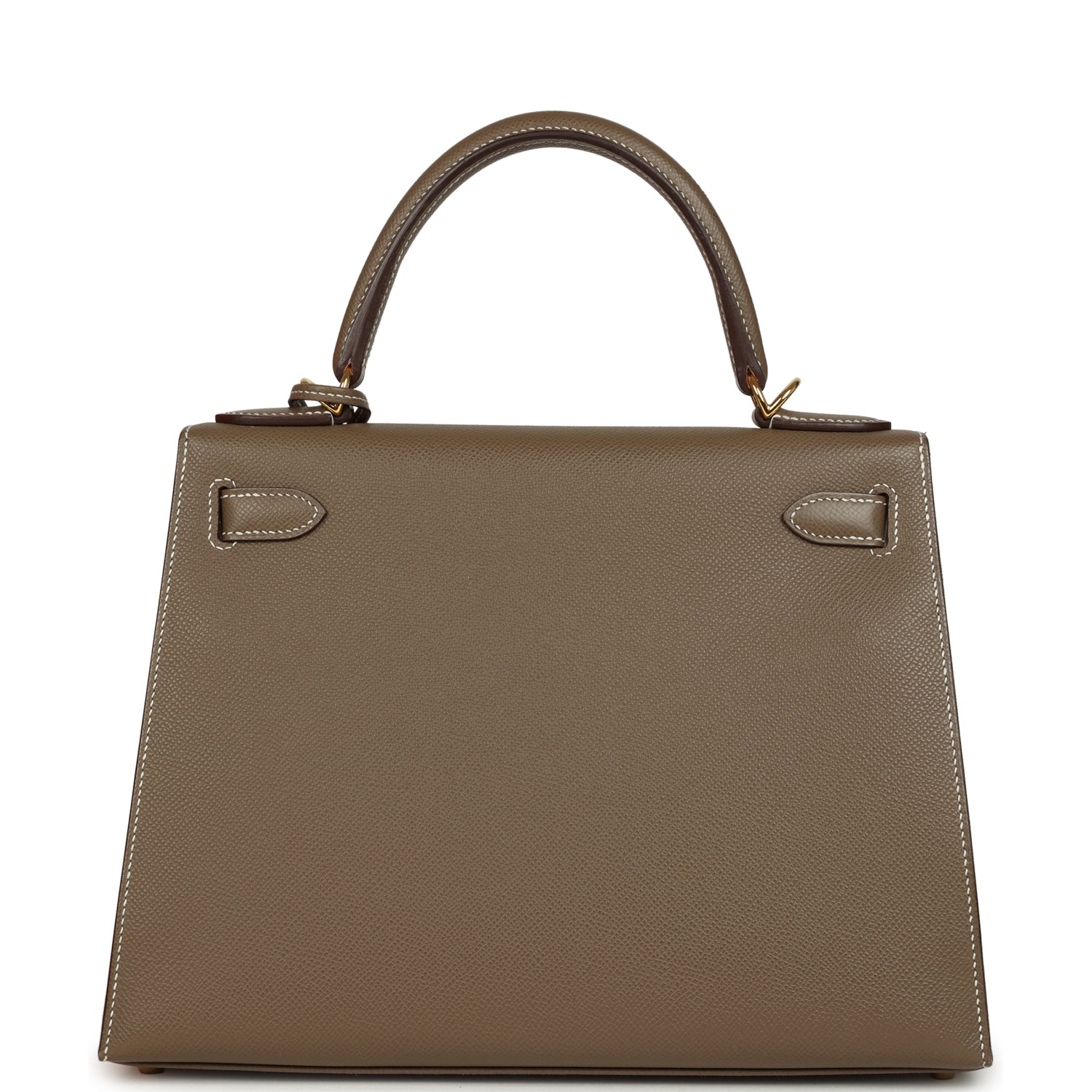 Hermes Kelly Sellier 28 Etoupe Epsom Gold Hardware