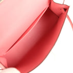 Hermes Kelly Sellier 20 Rose Lipstick Chevre Mysore Palladium Hardware