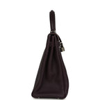 Hermes Kelly Retourne 35 Raisin Togo Palladium Hardware