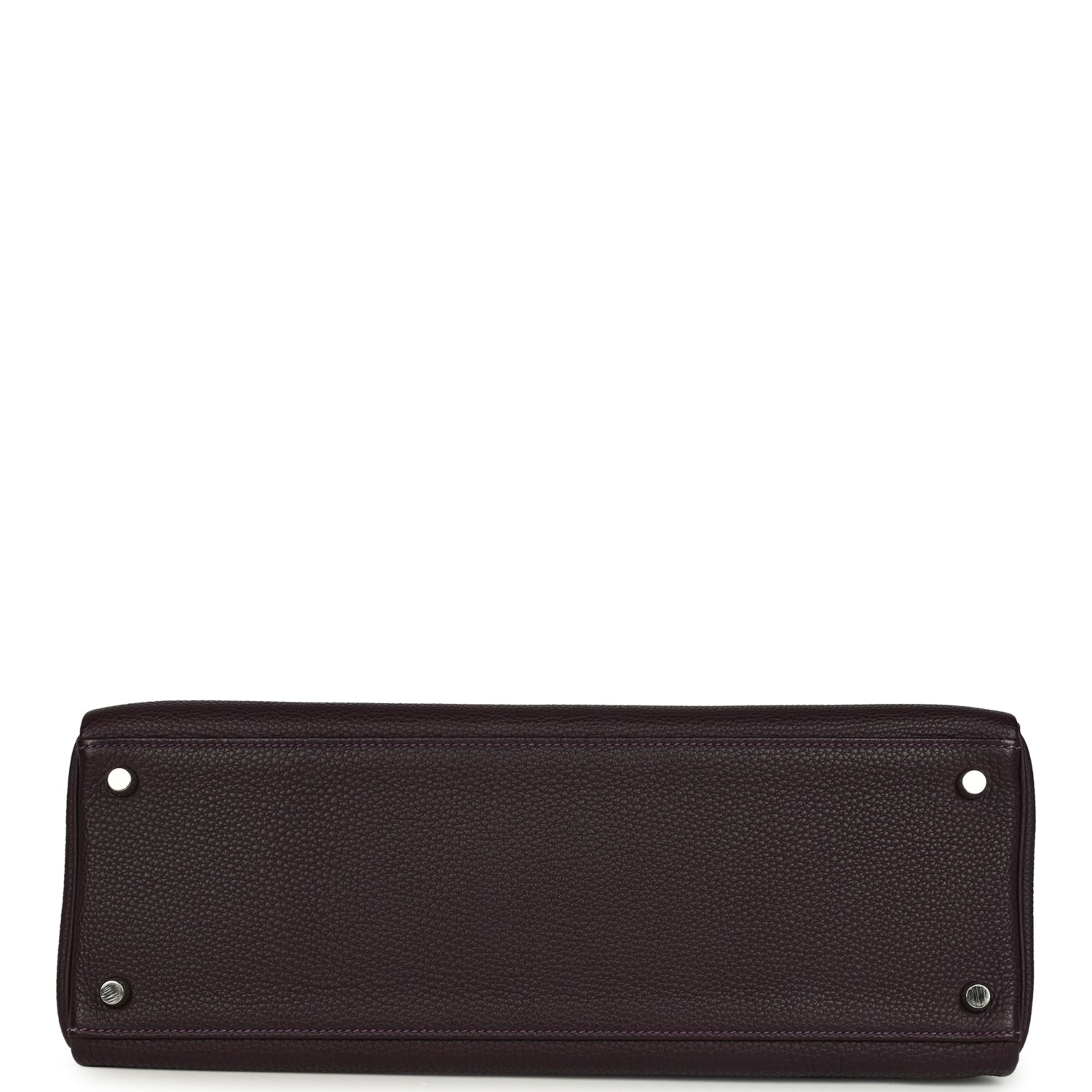 Hermes Kelly Retourne 35 Raisin Togo Palladium Hardware