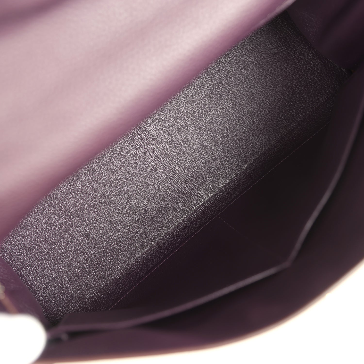 Hermes Kelly Retourne 35 Raisin Togo Palladium Hardware