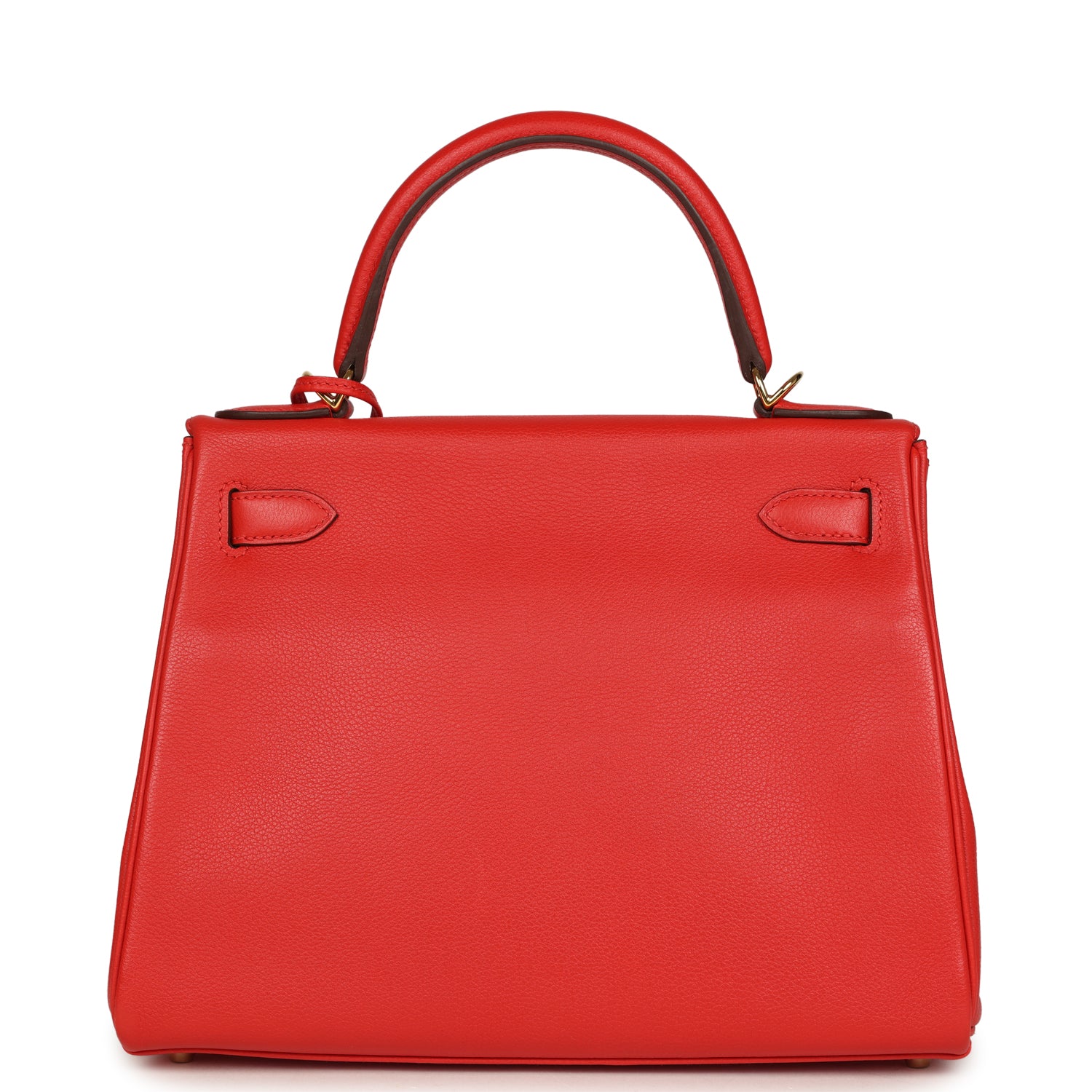 Hermes Kelly Retourne 28 Rouge Tomate Evercolor Gold Hardware