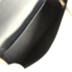 Hermes Special Order (HSS) Kelly Sellier 20 Black and Vanille Matte Alligator Permabrass Hardware