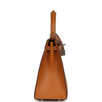 Hermes Kelly Sellier 25 Naturel Sable Butler Palladium Hardware