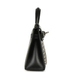 Hermes Kelly Sellier 20 Clouté Black Box Palladium Hardware