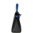 Hermes Kelly Sellier 20 Bleu De Minuit Madame and Bleu Electric Matte Alligator Mississippiensis Touch Palladium Hardware