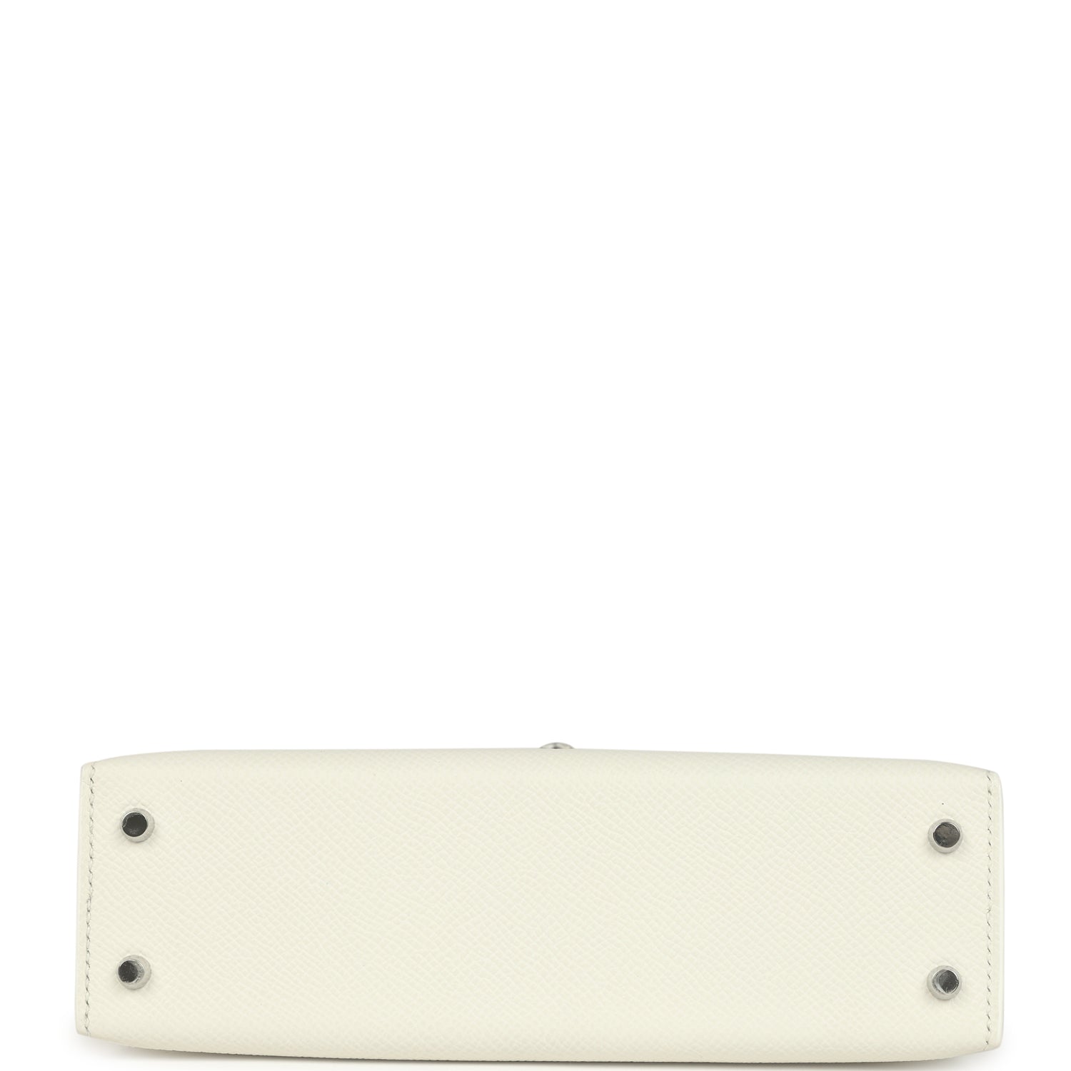 Hermes Kelly Sellier 20 New White Epsom Palladium Hardware