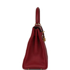 Hermes Kelly Retourne 28 Rouge Grenat Togo Gold Hardware