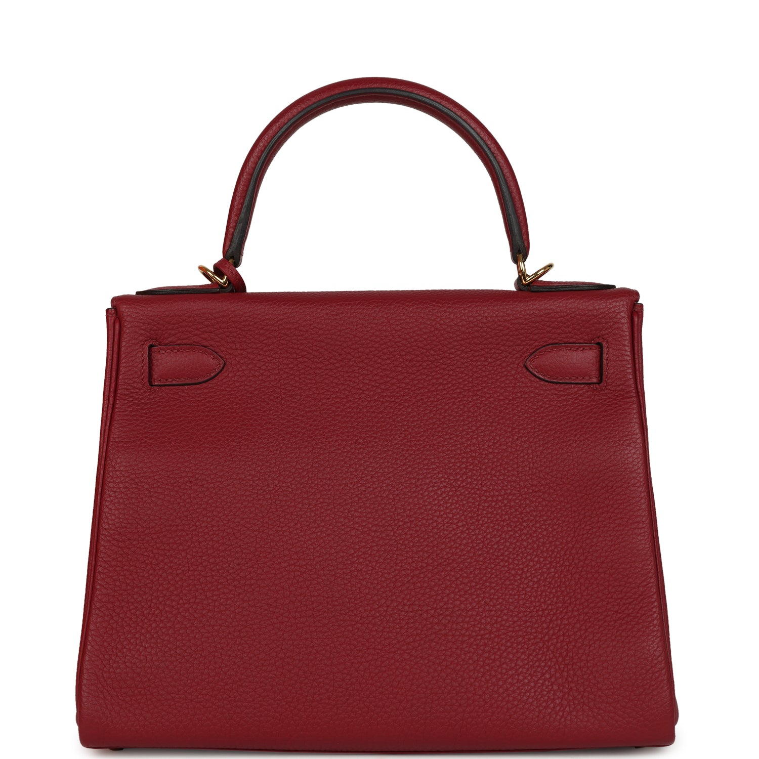 Hermes Kelly Retourne 28 Rouge Grenat Togo Gold Hardware