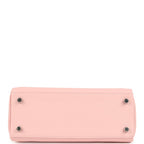 Hermes Kelly Retourne 25 Rose Sakura Swift Palladium Hardware