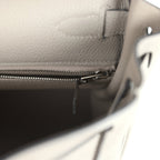 Hermes Kelly Retourne 28 Gris Asphalt Togo Palladium Hardware