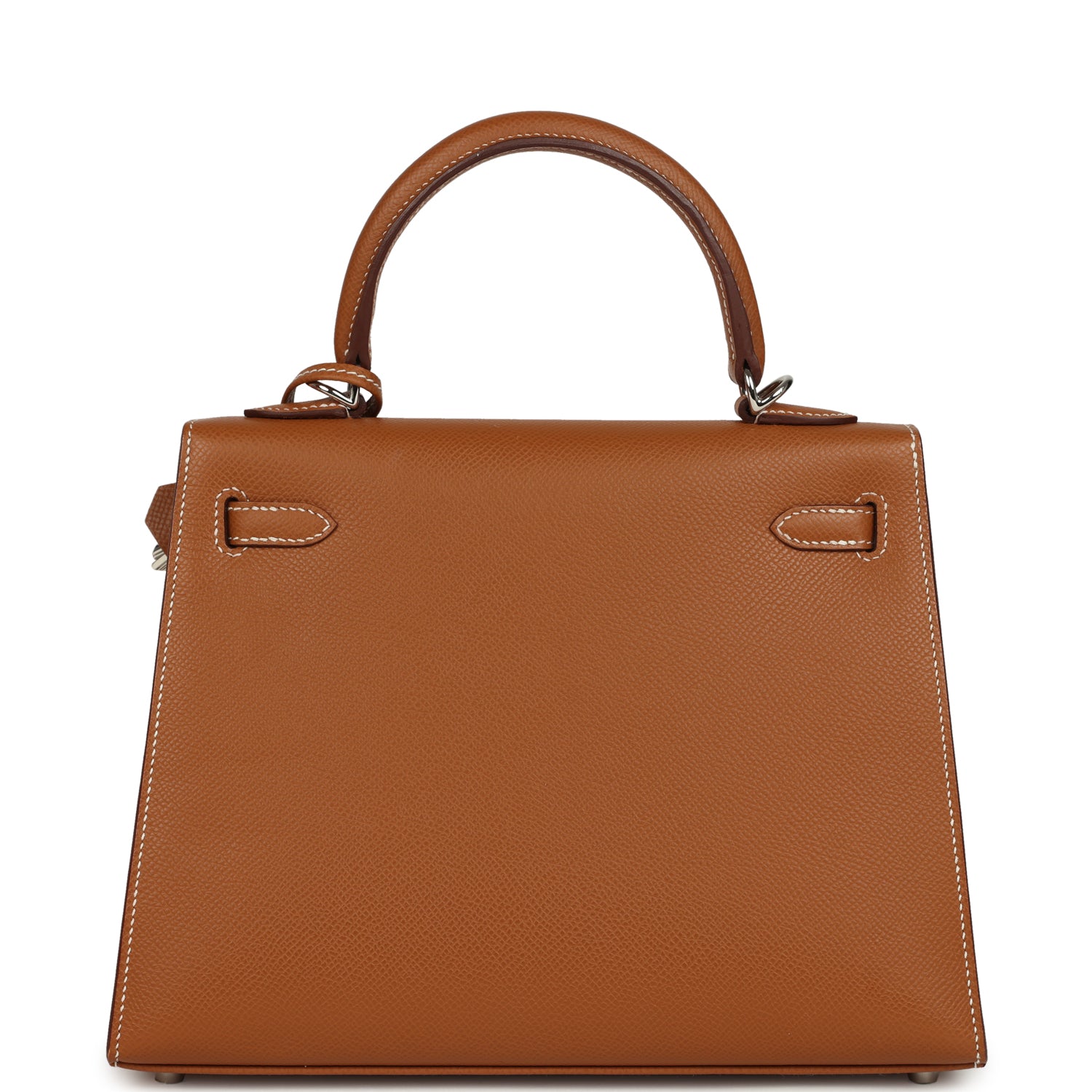 Hermes Kelly Sellier 25 Gold Epsom Palladium Hardware