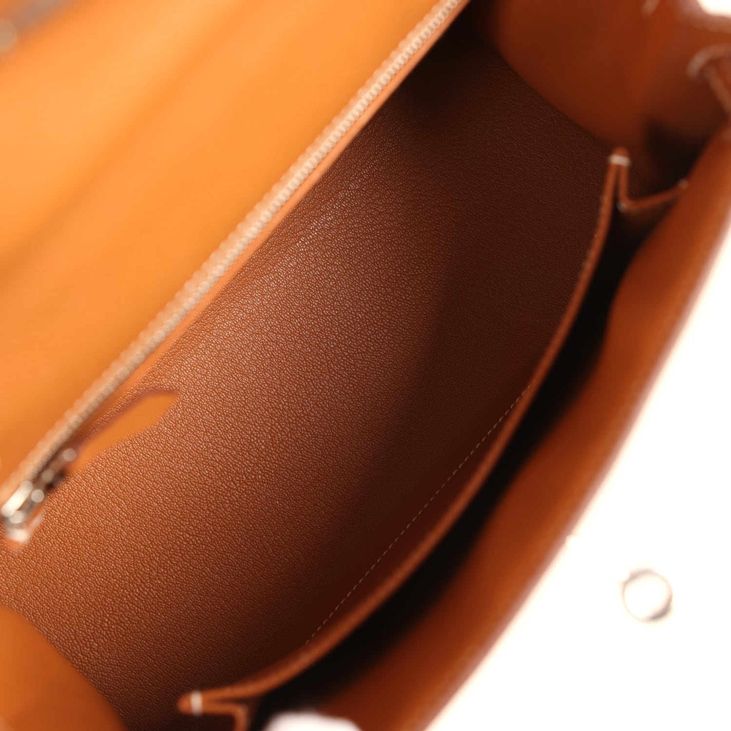 Hermes Kelly Sellier 25 Gold Epsom Palladium Hardware