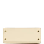 Hermes Kelly Sellier 25 Nata Epsom Gold Hardware