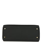 Hermes Kelly Retourne 28 Black Togo Gold Hardware