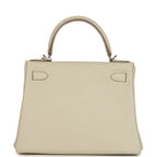 Hermes Special Order (HSS) Kelly Retourne 28 Beton Verso Togo Brushed Palladium Hardware