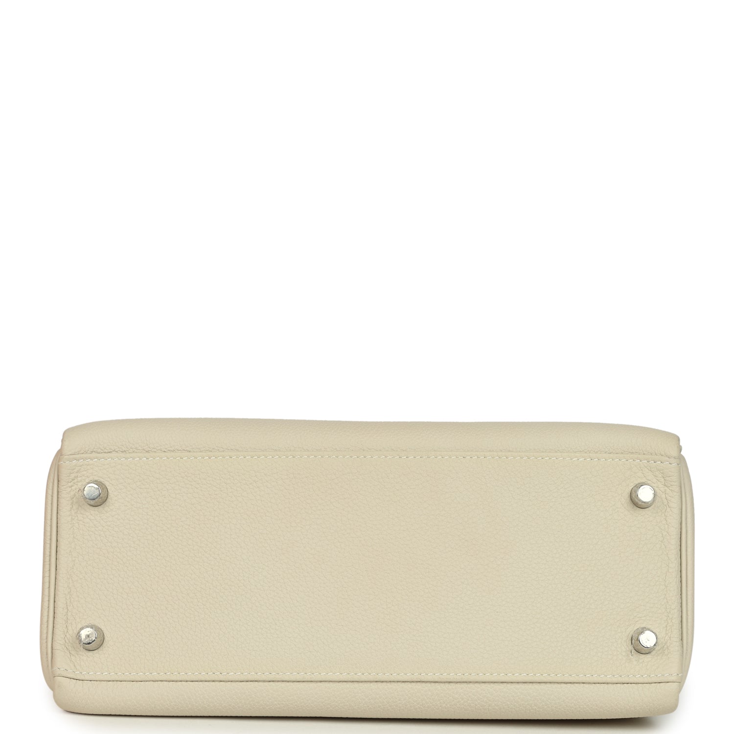 Hermes Special Order (HSS) Kelly Retourne 28 Beton Verso Togo Brushed Palladium Hardware