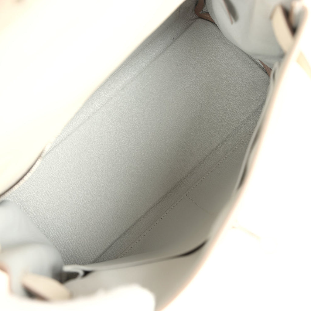 Hermes Special Order (HSS) Kelly Retourne 28 Beton Verso Togo Brushed Palladium Hardware