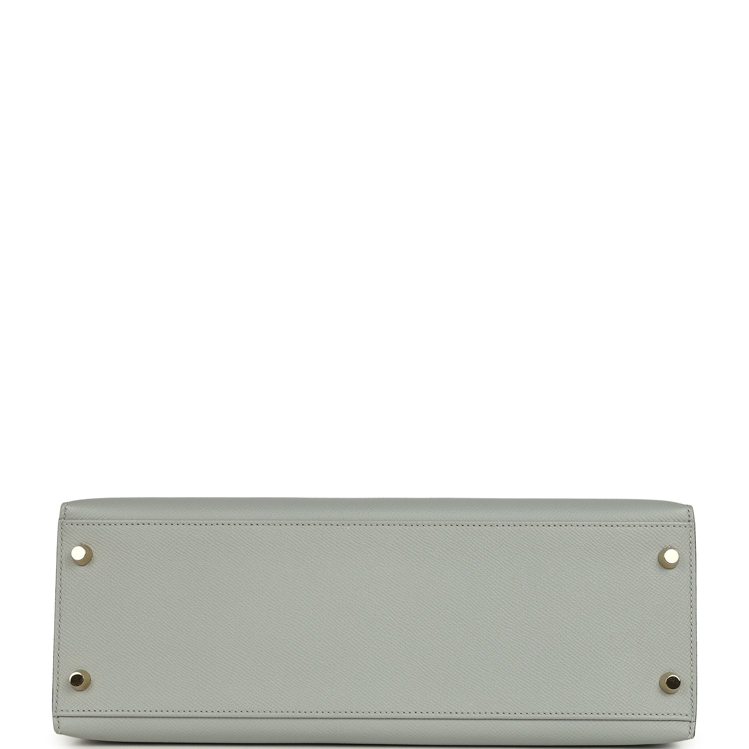 Hermes Kelly Sellier 32 Bleu Glacier Epsom Gold Hardware