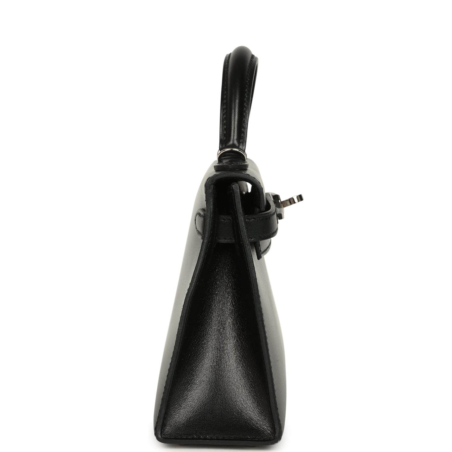 Hermes Kelly Sellier 20 Black Box Palladium Hardware
