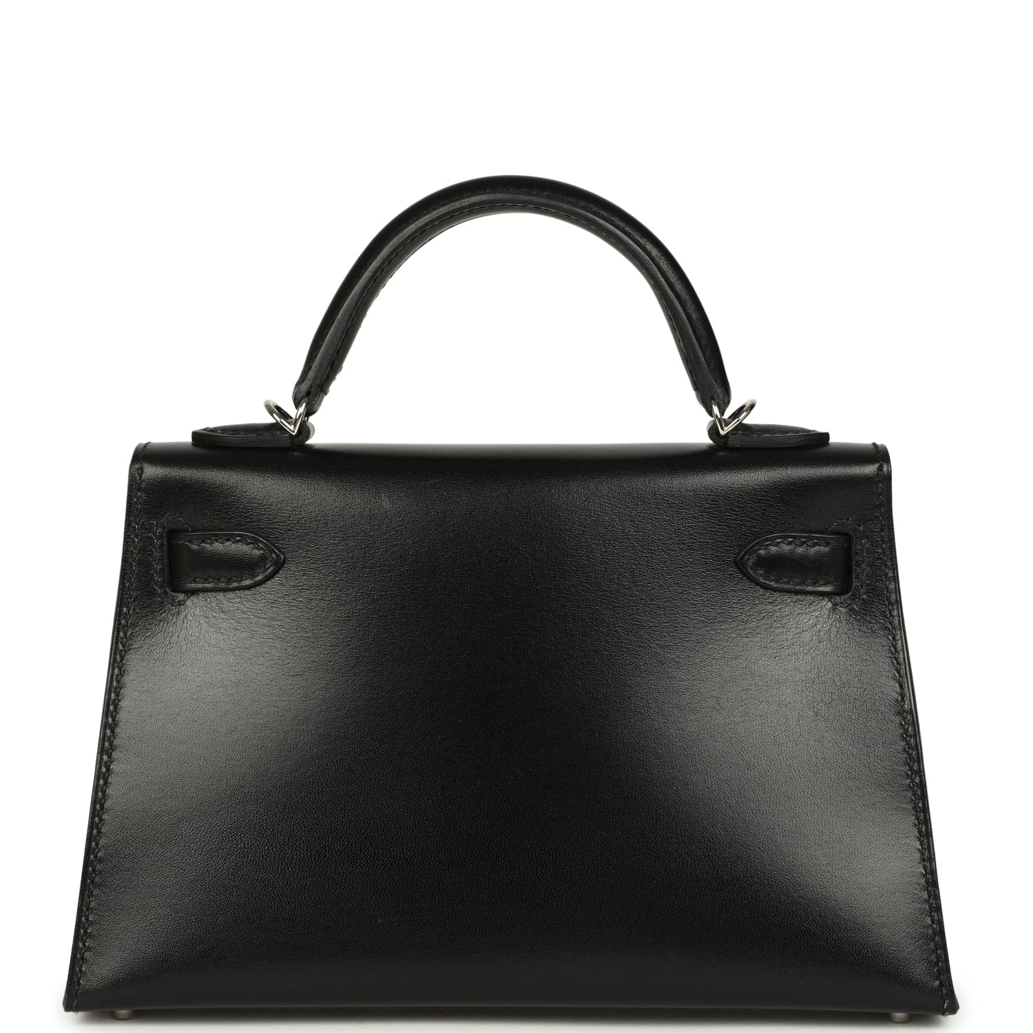 Hermes Kelly Sellier 20 Black Box Palladium Hardware