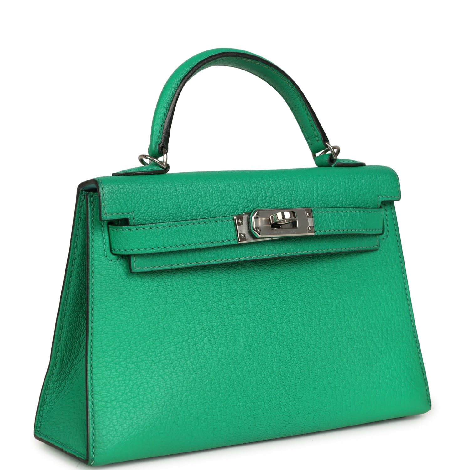 Hermes Kelly Sellier 20 Cactus Verso Chèvre Mysore Palladium Hardware