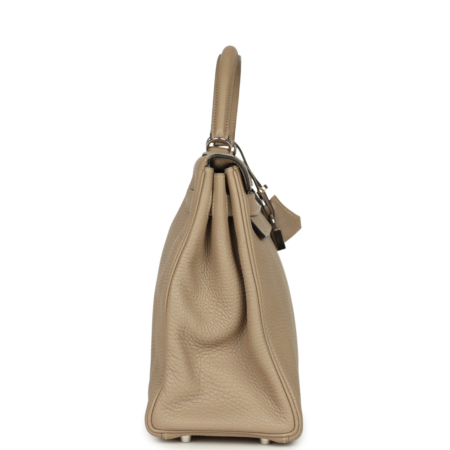 Hermes Kelly Retourne 32 Gris Tourterelle Togo Palladium Hardware