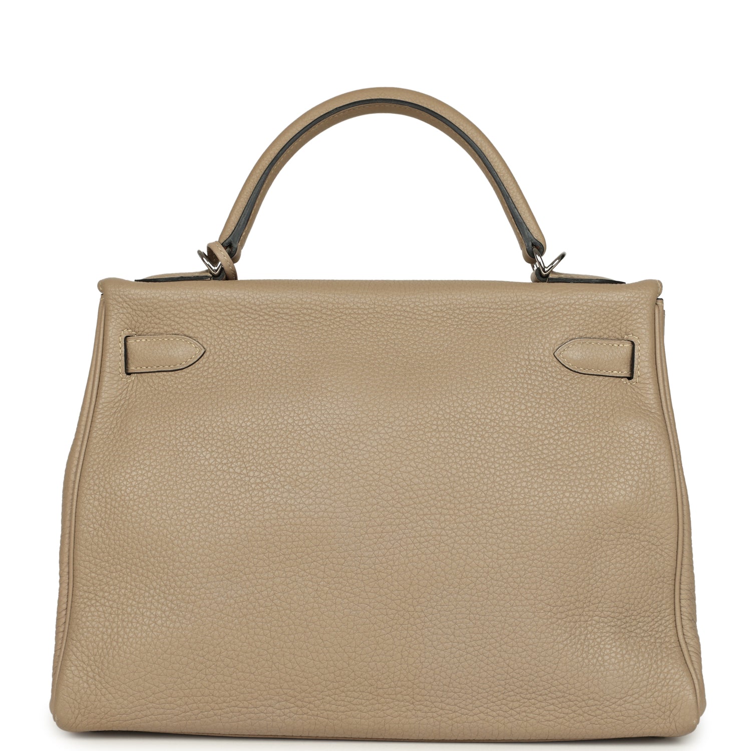 Hermes Kelly Retourne 32 Gris Tourterelle Togo Palladium Hardware