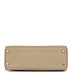 Hermes Kelly Retourne 32 Gris Tourterelle Togo Palladium Hardware