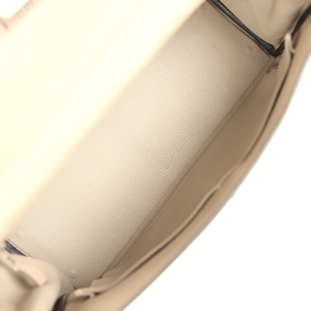 Hermes Kelly Retourne 32 Gris Tourterelle Togo Palladium Hardware