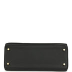 Hermes Kelly Retourne 28 Black Clemence Gold Hardware