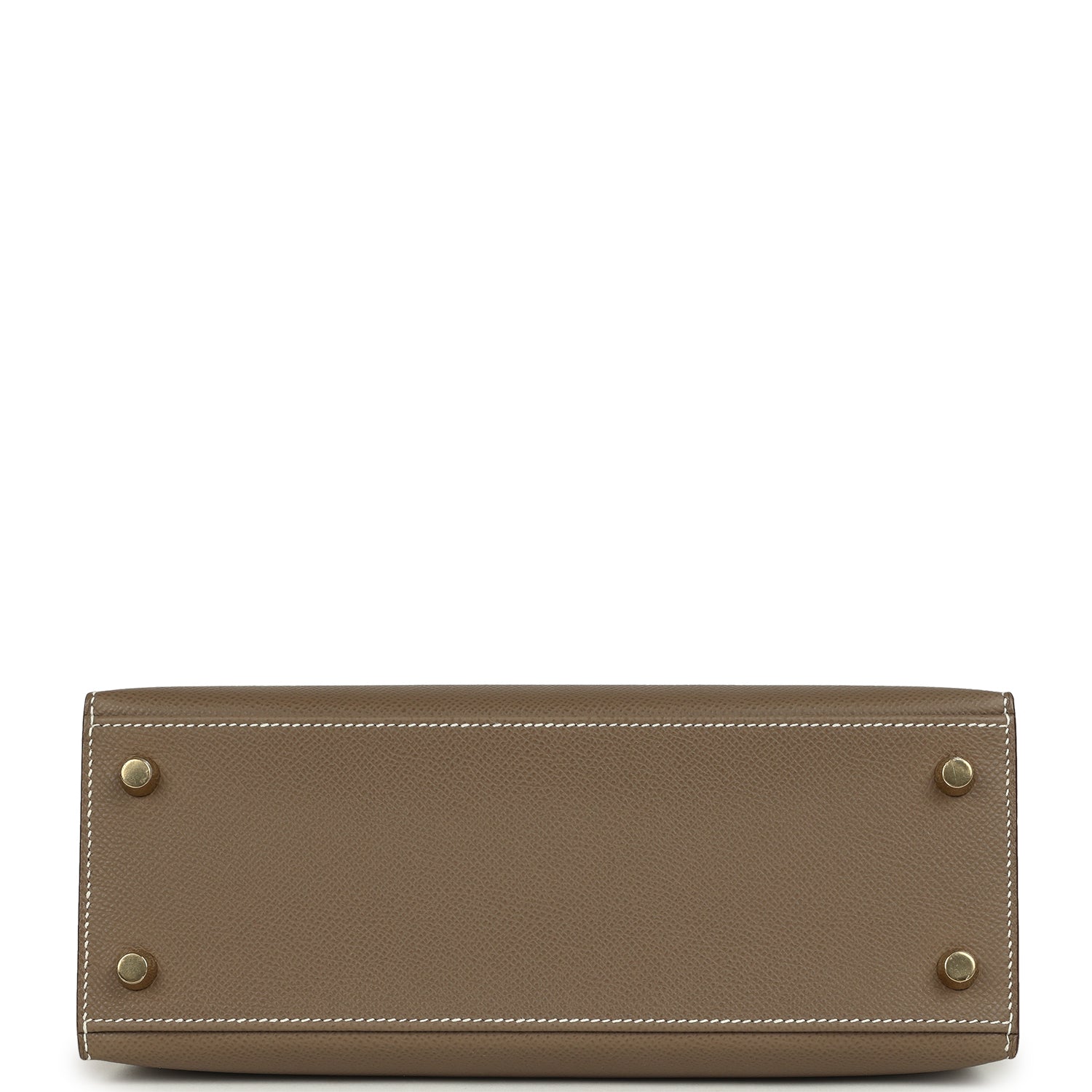 Hermes Kelly Sellier 25 Etoupe Epsom Gold Hardware