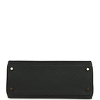 Hermes Kelly Retourne 28 Black Togo Gold Hardware