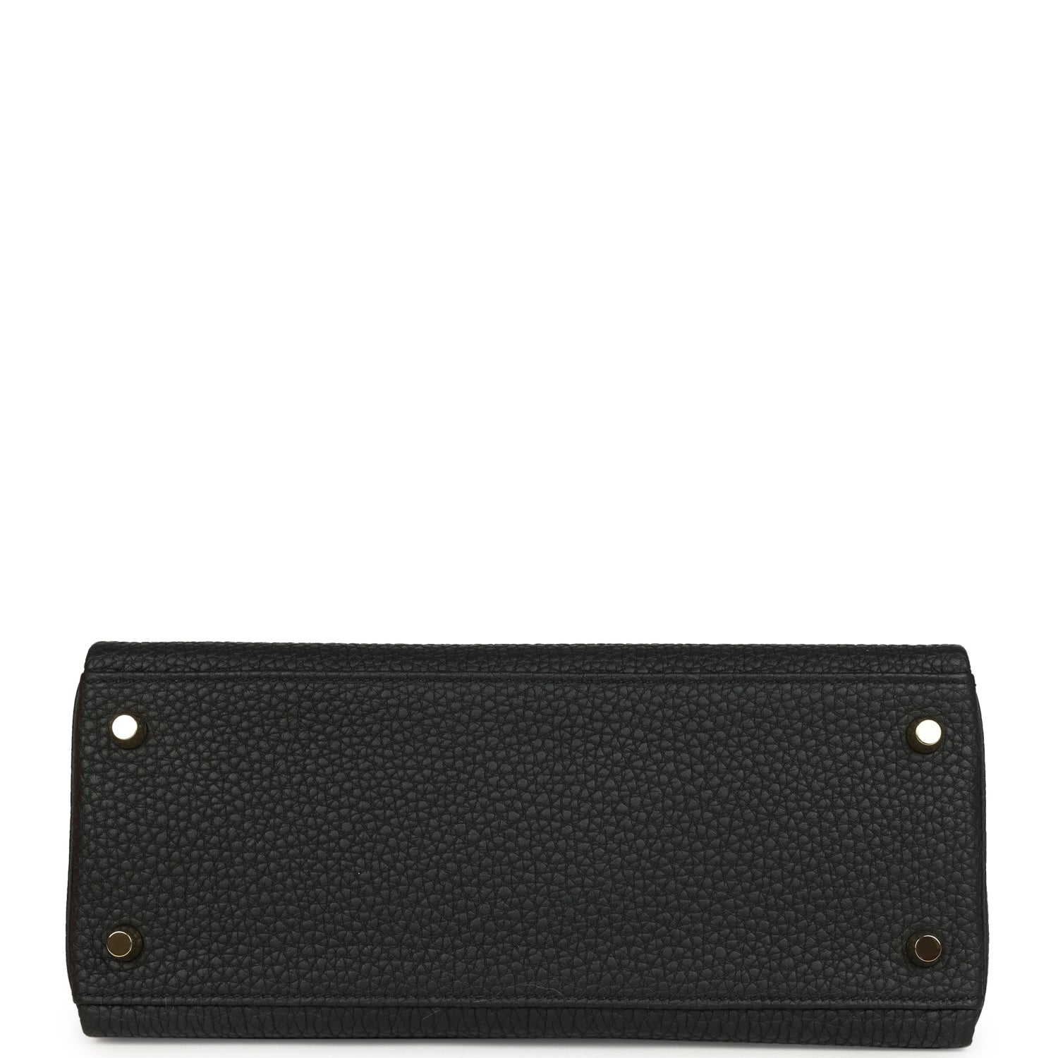 Hermes Kelly Retourne 28 Black Togo Gold Hardware