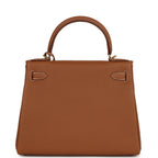 Hermes Kelly Retourne 28 Gold Togo Gold Hardware