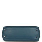 Hermes Kelly Retourne 32 Bleu De Malte Swift Palladium Hardware